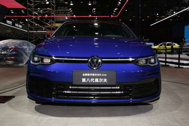 高尔夫8r-line,高尔夫R-Line 运动化与科技化的融合,广州车展实拍国产高尔夫8 r-line