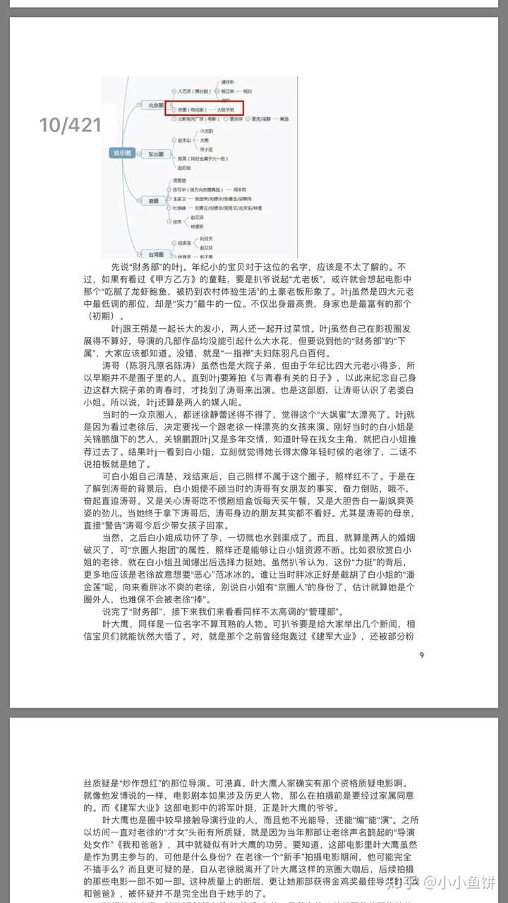 怎么看待网络曝光的 421 页 pdf 娱乐圈八卦?可信度有