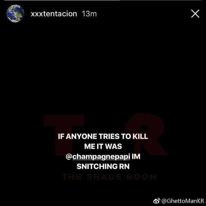 xxxtentacion的死跟drake到底有没有关系?