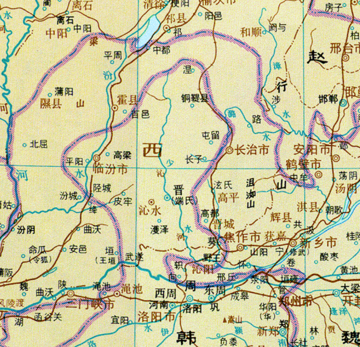 中国历史地图集中有什么有趣的地方