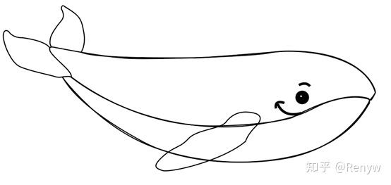 ai画鲸鱼母子图