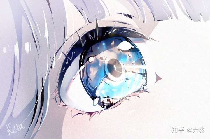 有没有好看的动漫风的女生眼睛图片想用来做头像