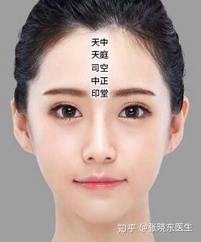 天庭饱满,指人的额头突出,丰盈,寓意吉祥.