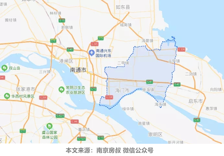 如何看待海门市成南通海门区?