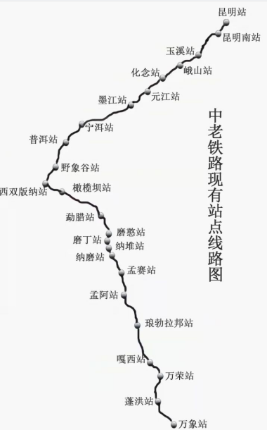 中老昆万铁路12月3日开通多趟列车票已抢光该铁路为何未开先火都途经