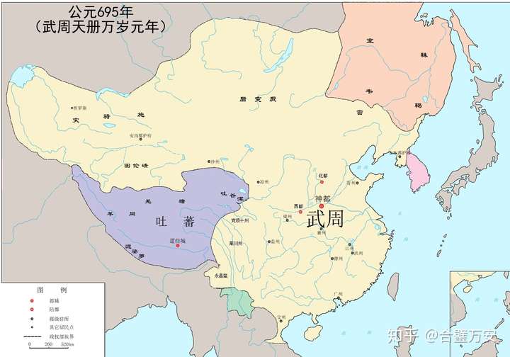 武周的领土面积究竟有多大
