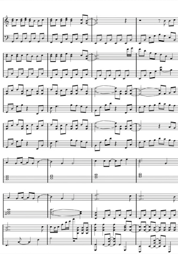 你的名字主题曲前前世世钢琴曲