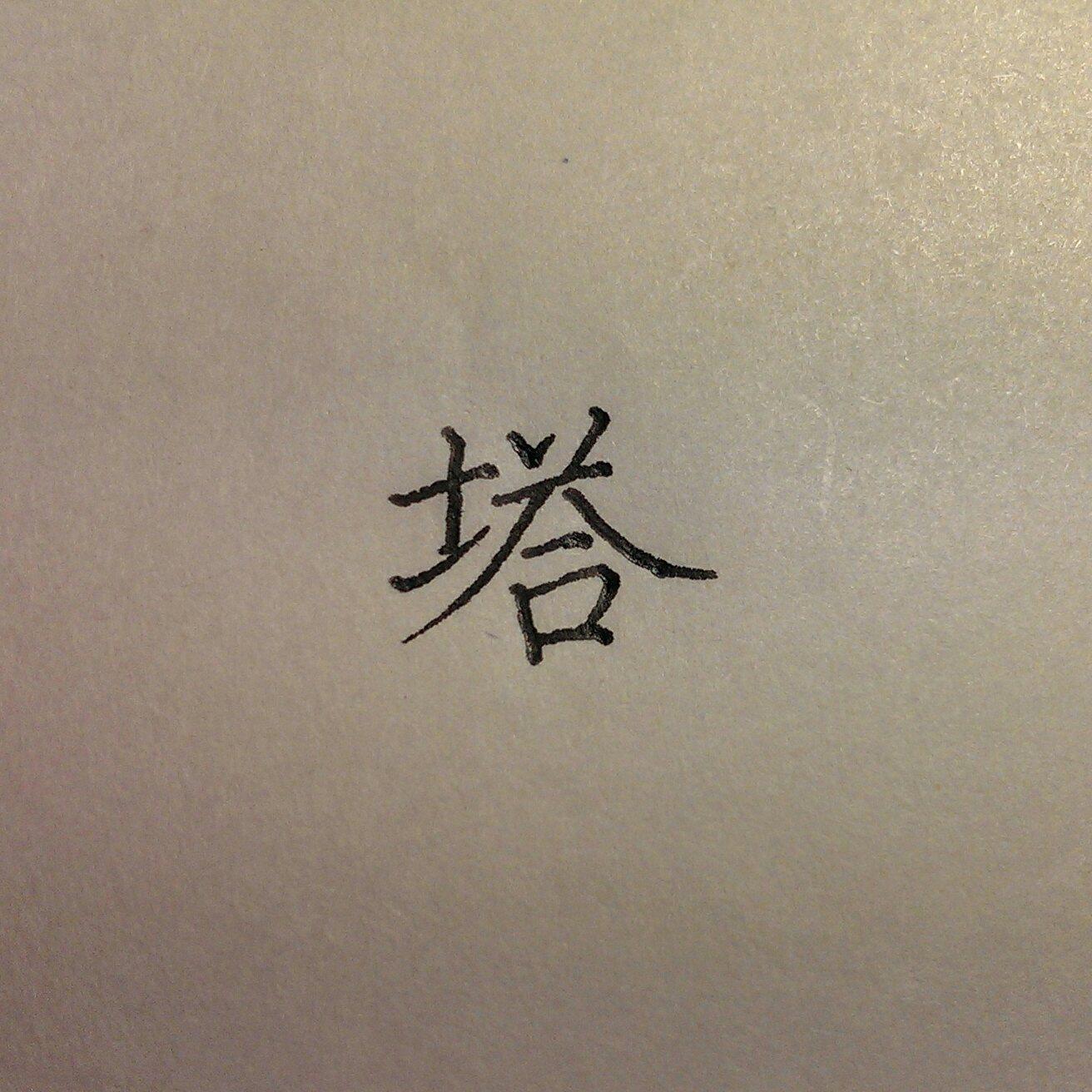 真心求高人指点,这是今天临摹的颜真卿的多宝塔的第一
