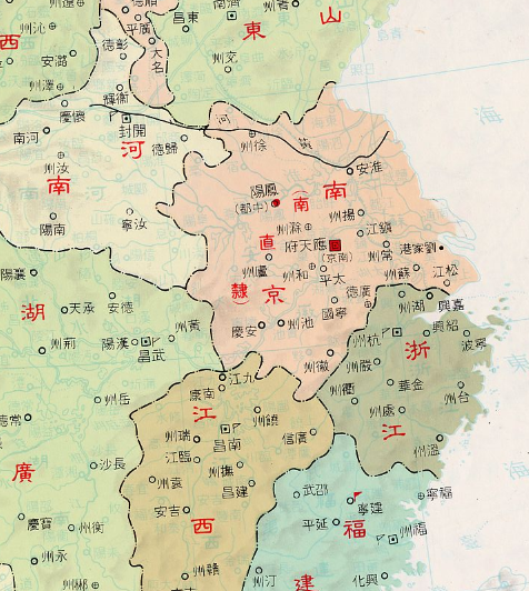 太湖流域的苏州无锡和湖州杭州为何会被划分到两个不同的省份里去?