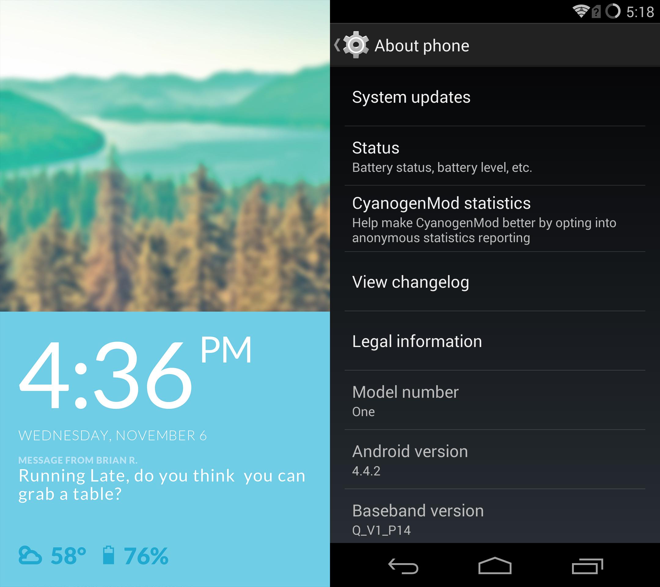 一加手机与 CM 合作的 UI 是 CM ROM 的