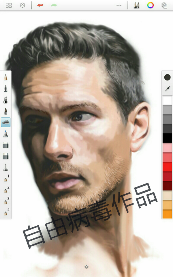 顺手的就是三星p905(12寸屏画画很爽的)加自带的sketchbook软件加spen
