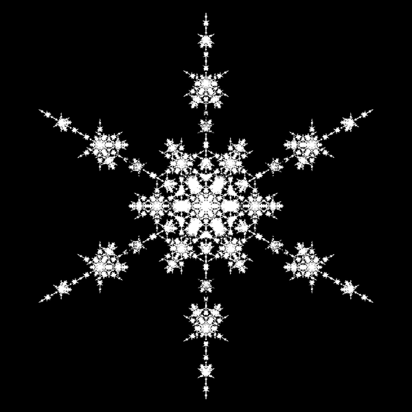 雪花的形成和分形几何学有关系吗