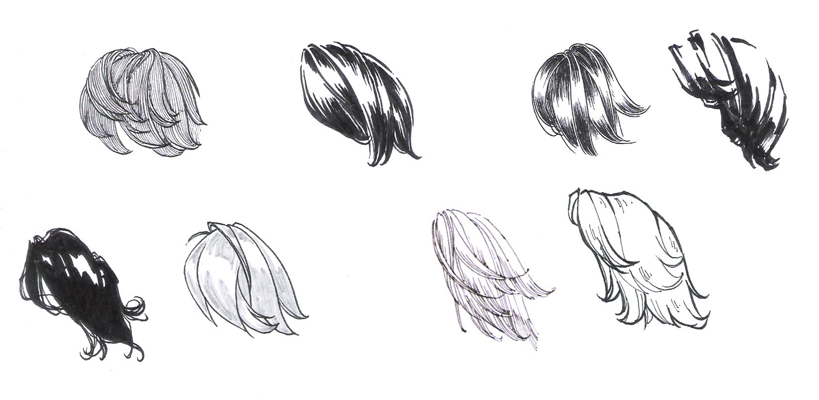 漫画<em>素描</em>的<em>头发怎么画</em>顺? - 知乎