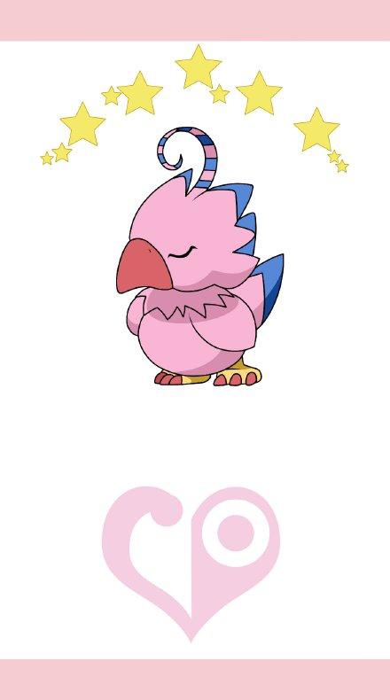 作者是jubiamajo 附上地址:tri: piyomon cellphone background by