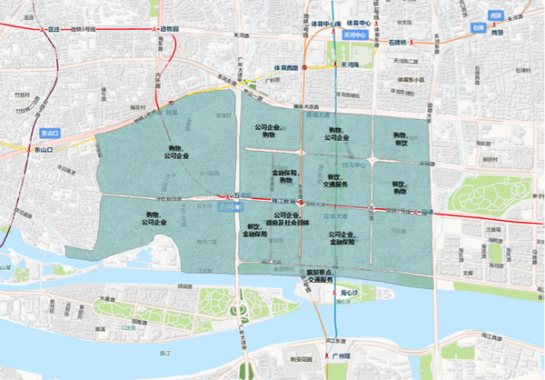 功能划分 北京 国贸 关于各街区的功能,北京国贸以公司企业,餐饮和