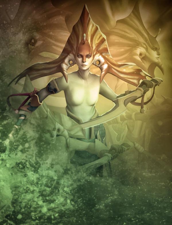 dota2娜迦海妖介绍: 在鱼人卫士团的誓言中,有一句誓词最广为流传