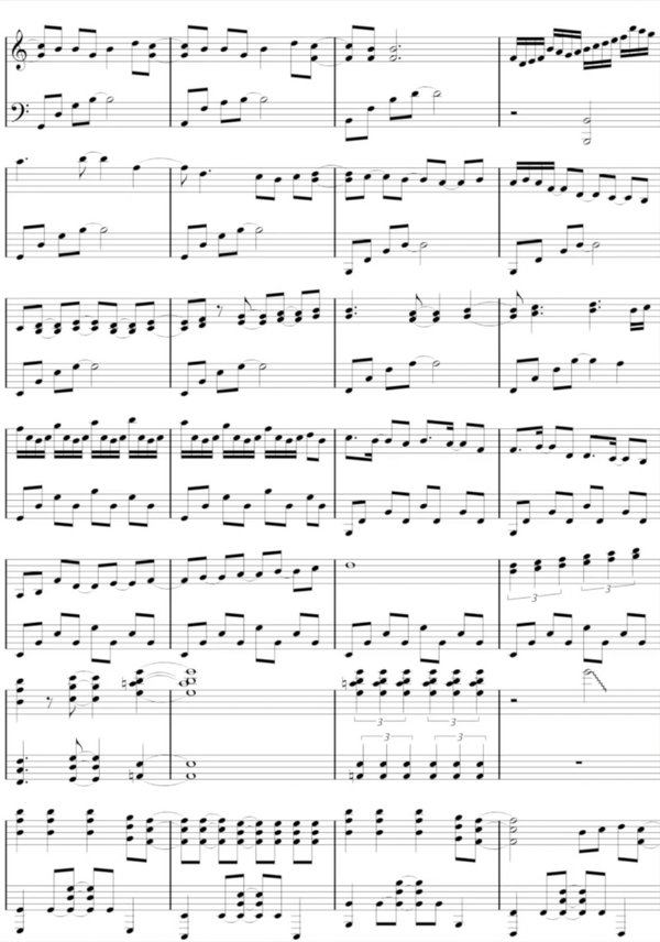 你的名字主题曲前前世世钢琴曲