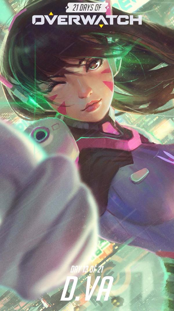 有哪些值得推荐的《守望先锋》中 d.va 的壁纸?