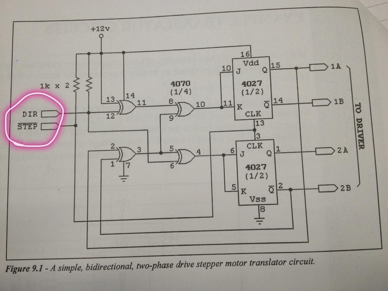 step motor translator circuit中的\