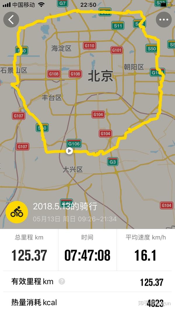 北京五环骑行体验20180516