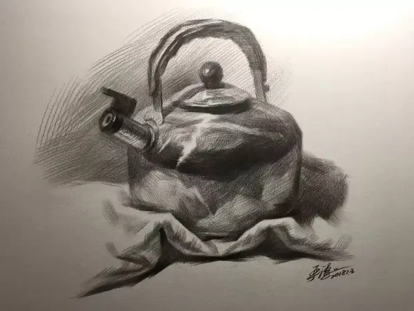 请问有哪些适用于初学者临摹的静物素描作品集?