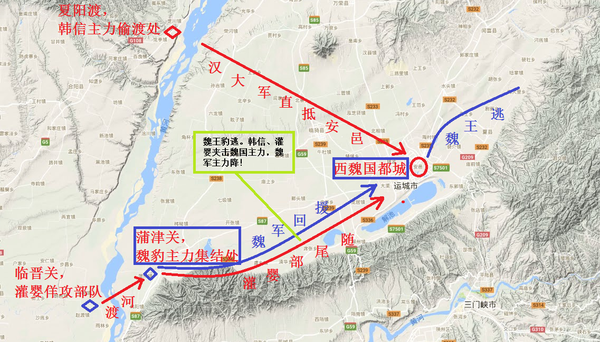 韩信破代,背水一战灭赵,图解兵仙的巅峰名战