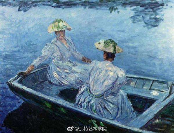 静谧的莫奈蓝