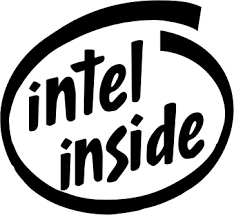 由于没有真正意义上的名称,所以只有一个"intel inside"的logo