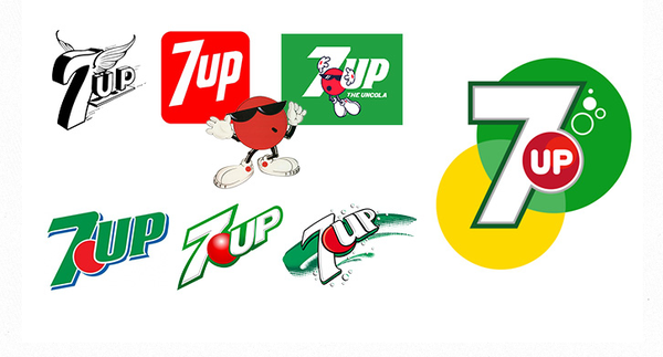 7up七喜logo升级小史