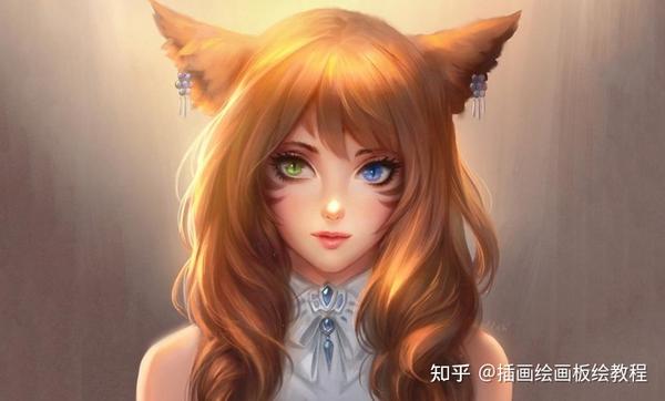 教你画出拟人化狐狸耳朵的画法技巧