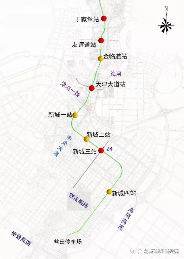11,天津轨道交通z4线(在建)日前,滨海新区轨道交通z4线一期工程6个