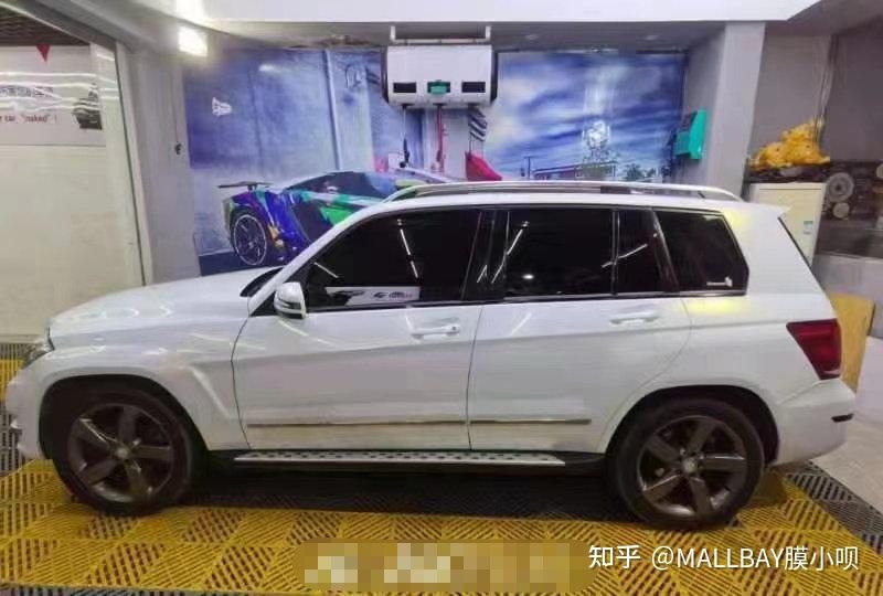 奔驰glk300改色百变金色一种自豪油然而生