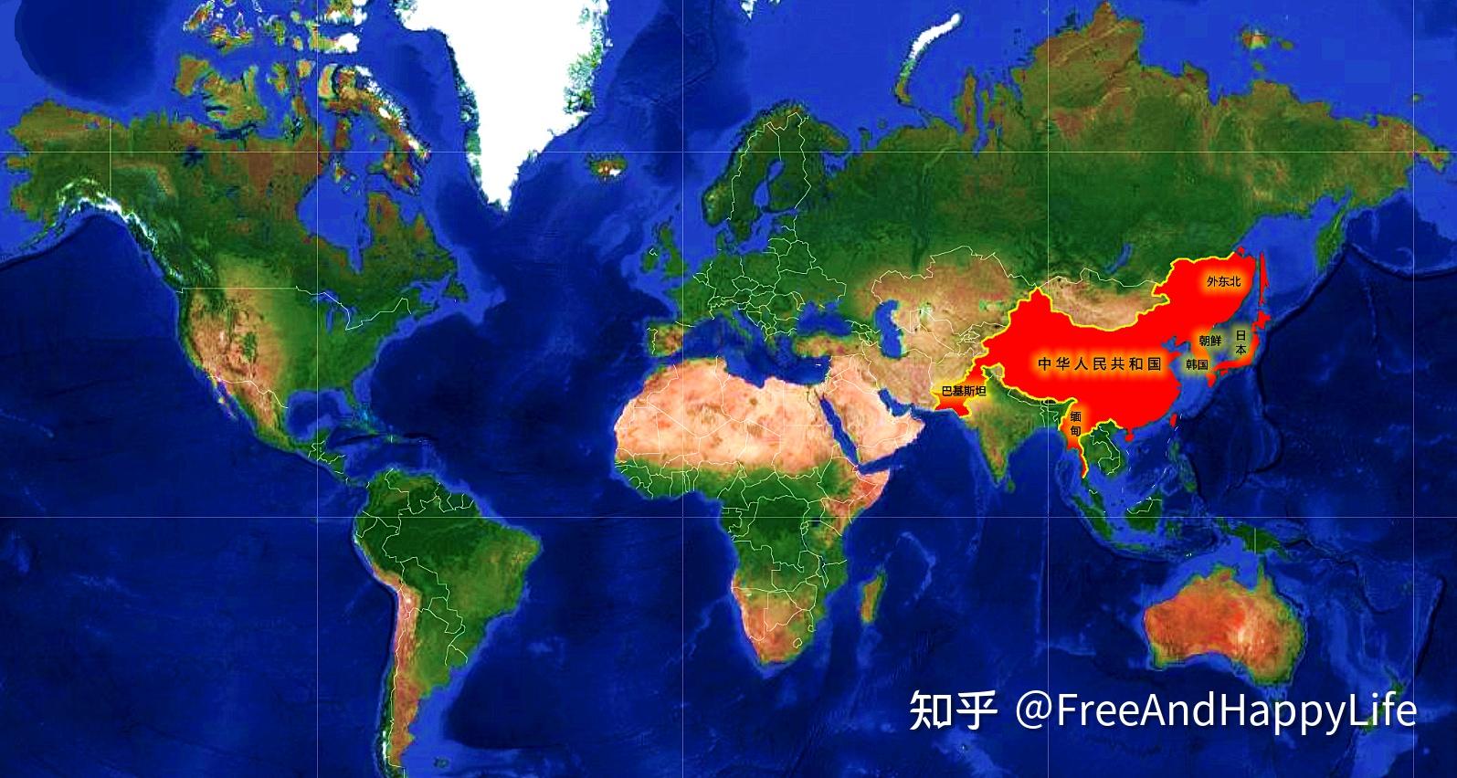 盘点各国理想疆域图(仅供娱乐)