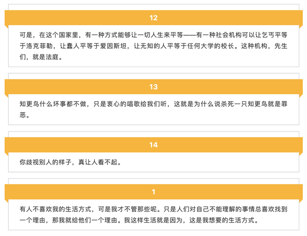 【经典重读】杀死一只知更鸟 即使结局注定失败 也不能放弃开始的