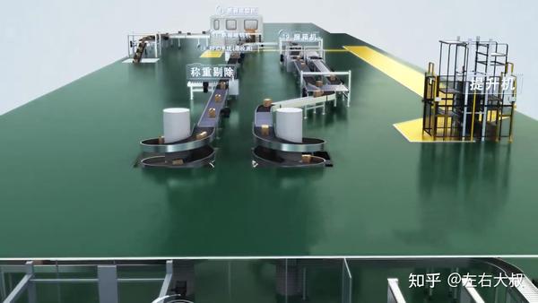 白酒灌装生产线三维动画自动化白酒灌装生产工艺三维动画制作北京工业