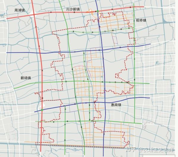 浦东新区宣桥镇大治河以北总体规划