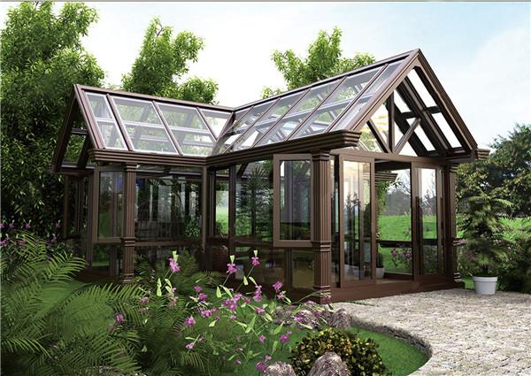 安全性能 阳光房作为独立的铝合金型材 玻璃组成的空间,常用的玻璃有