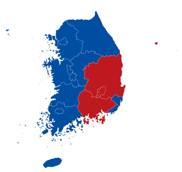 「剧变中的韩国选举地理」