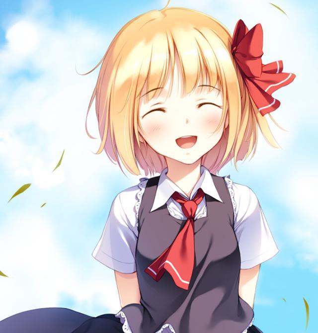 二次元动漫美图:有点小清新,还有点小文艺的漂亮女孩!