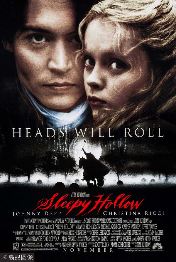 电影《断头谷sleepy hollow》(1999),演员约翰尼·德普.
