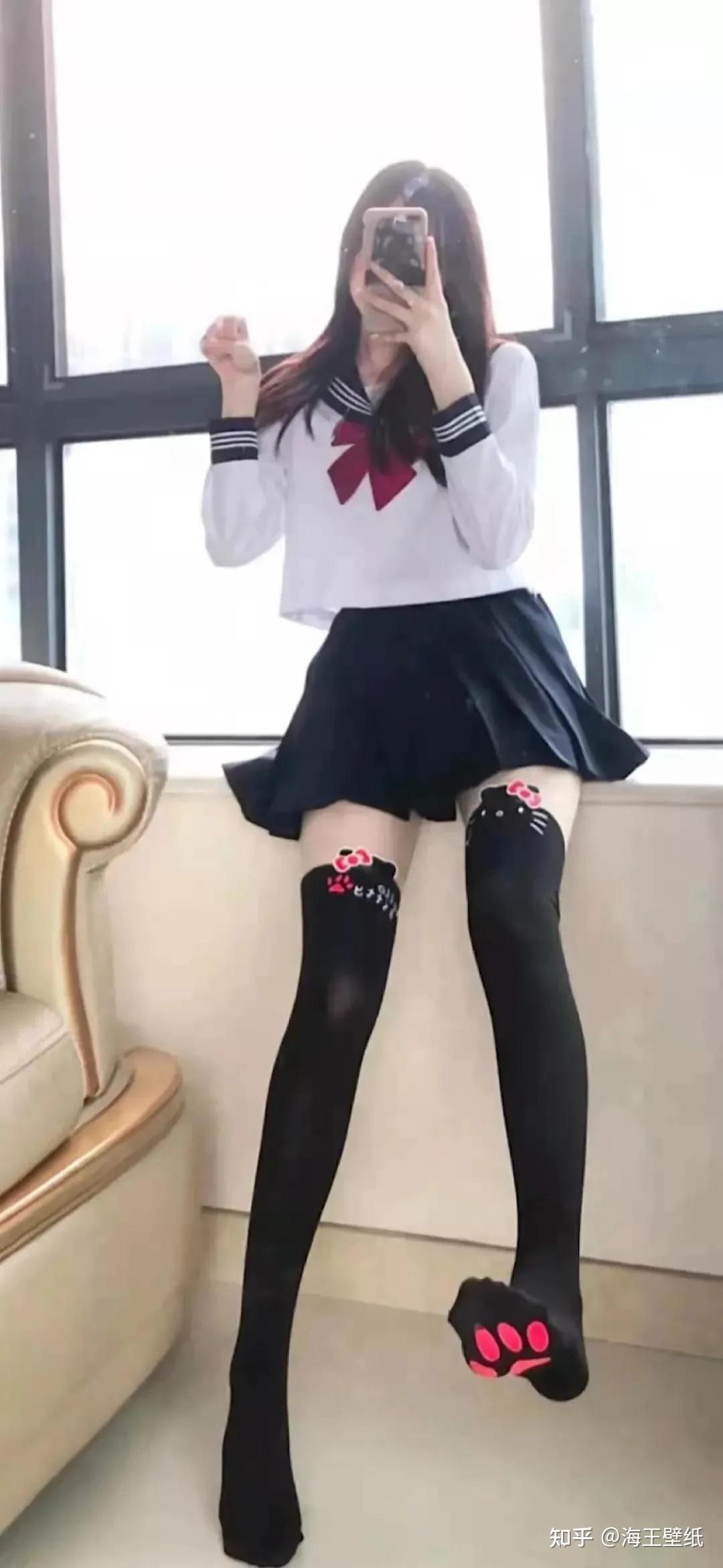 佳人壁纸41期│制服jk女神自拍娇妻超短裙