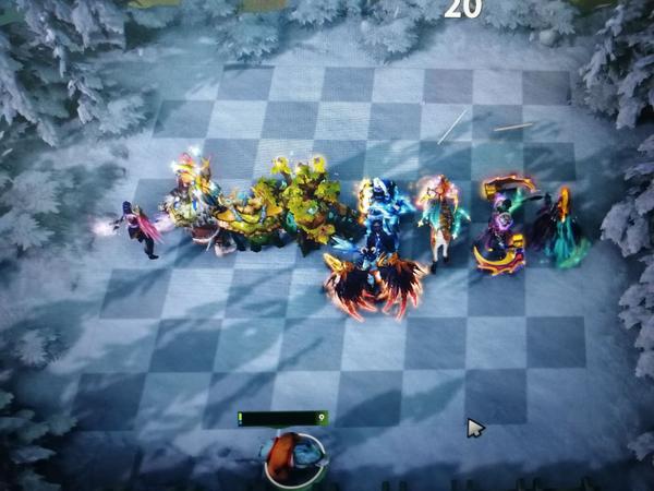 你玩dota2自走棋最天胡的一把是什么样子的?