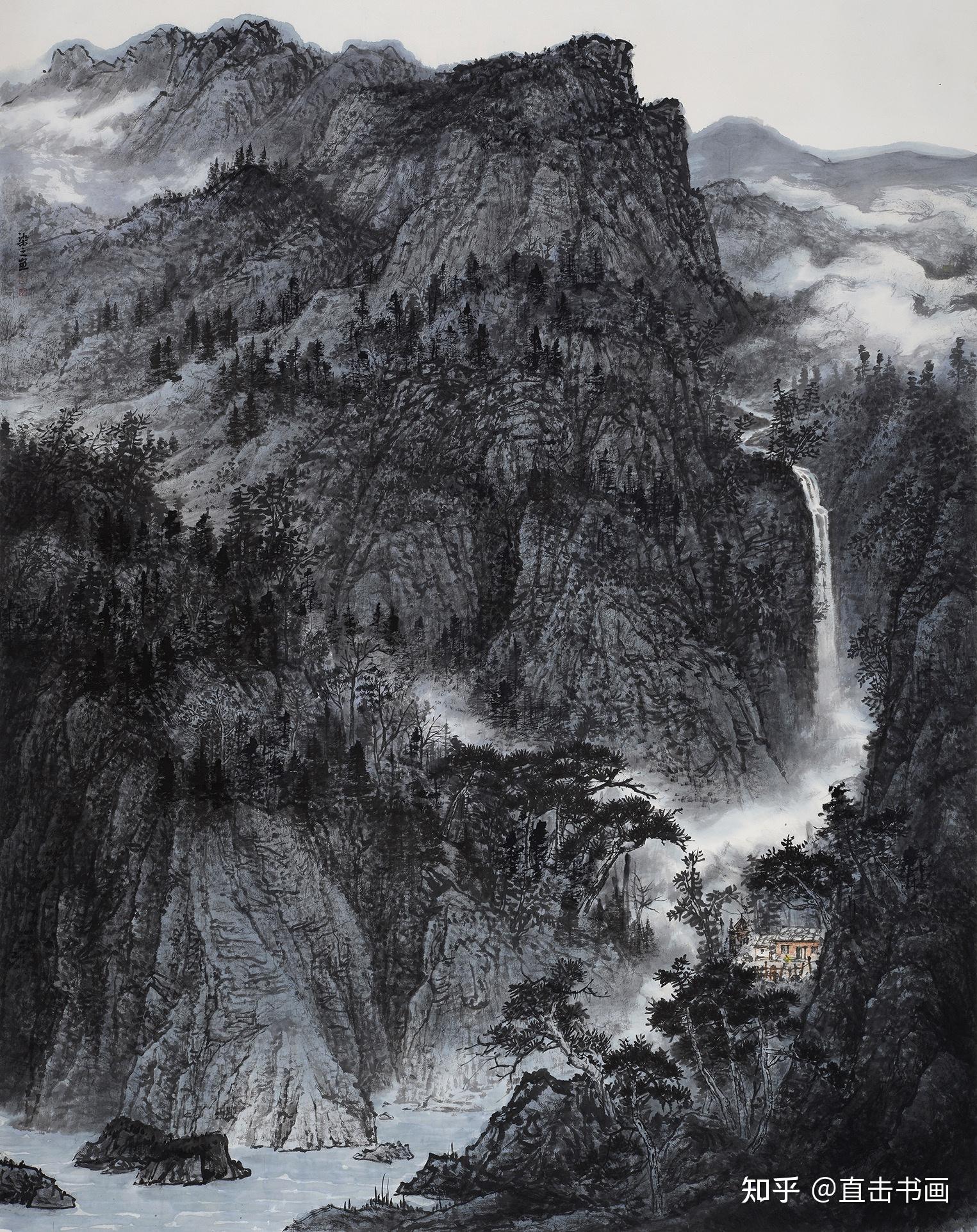 中国画 山水画 国展作品 方染之作品欣赏