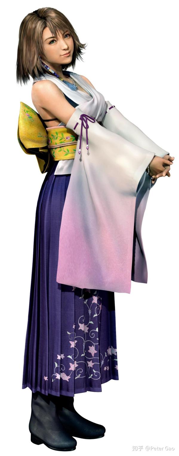 她就是最终幻想x的yuna.最喜欢的女性游戏角色,没有之一.