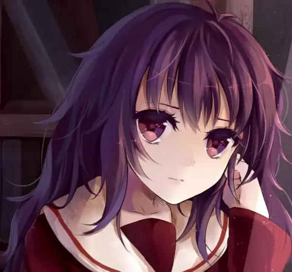 二次元动漫头像丨长着乌黑亮丽的头发,可爱迷人的少女