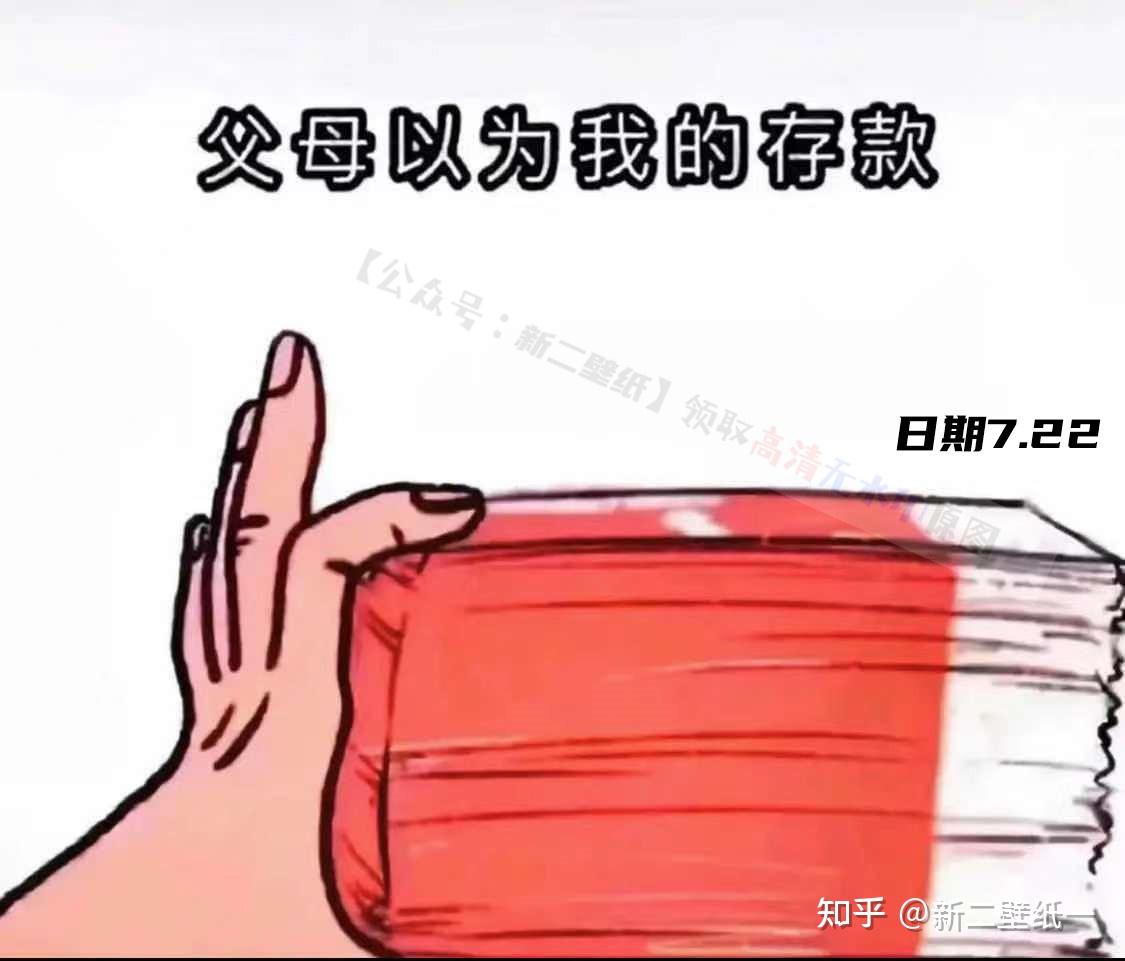 我朋友以为我的存款 我现在剩下的钱 图片 抖音热门图片 表情包