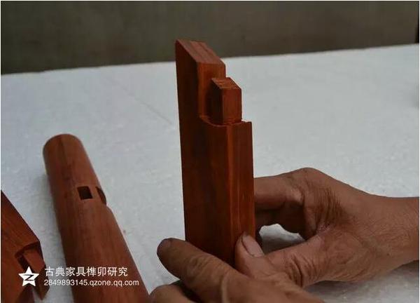 转载古典家具榫卯结构之二十三"方圆结合裹腿"
