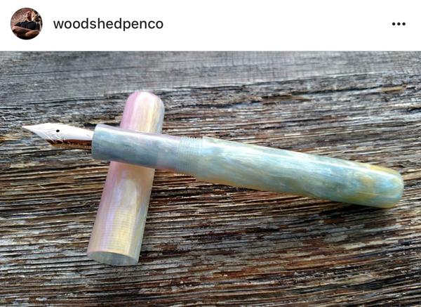 woodshedpenco customized fountain pen