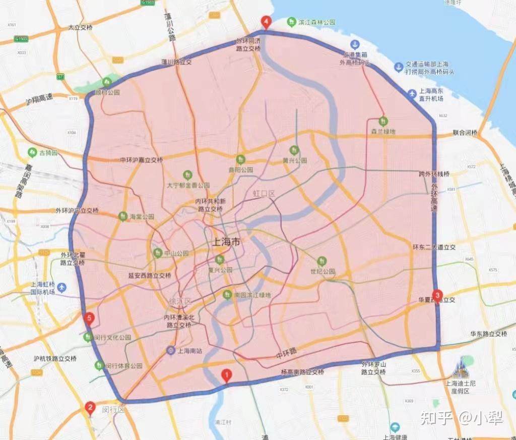 外省市临牌全天不得在上海市外环线以内(含外环线)区域行驶.
