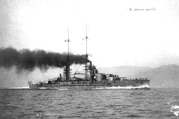 1. 意大利海军加富尔伯爵级战列舰.